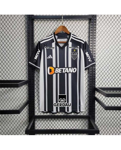 Camisa Home do Atlético Mineiro 2023/24 - Todos Os Patrocinadores