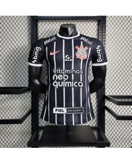 Camisa Corinthians 2023/24 Autêntica Ausente - todos os patrocinadores