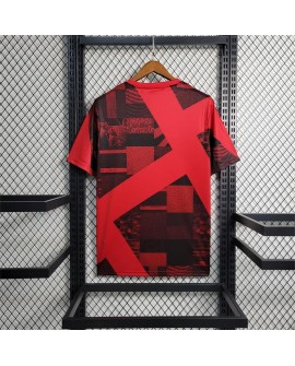 Camisa Flamengo antes do jogo vermelho 2023/24
