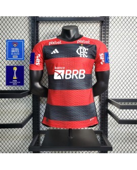 Camisa Flamengo 2023/24 Autêntica Home - Todos Os Patrocinadores + Patch