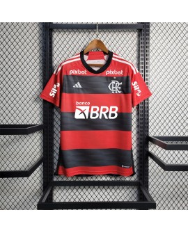 Camisa Flamengo 2023/24 Principal - todos os patrocinadores