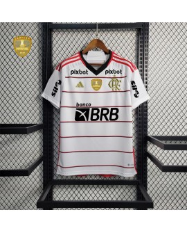 Camisa Flamengo 2023/24 Ausente - todos os patrocinadores+patch