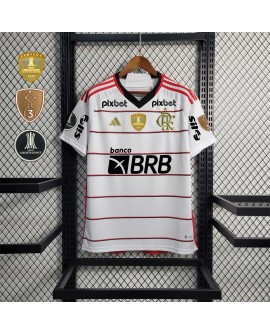 Camisa Flamengo 2023/24 Ausente - todos os patrocinadores+patch