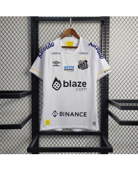 Camisa Principal do Santos 2023/24 - todos os patrocinadores  