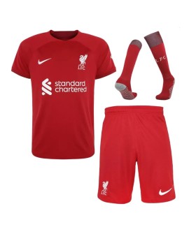 Kit completo da camisa do Liverpool 202223 Home