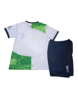 Camisa juvenil do Liverpool kit 2023/24 fora -Conceito