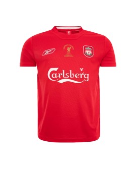 Camisa retrô da Liga dos Campeões do Liverpool 2005
