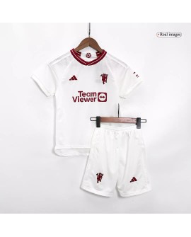 Camisa Juvenil Manchester United 2023/24 Terceiro