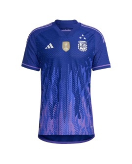 Camisa Argentina 2022 Autêntica Copa do Mundo Fora - TRÊS ESTRELAS