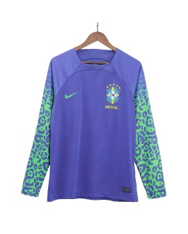 Camisa Away do Brasil 2022 - Mundial Manga Longa