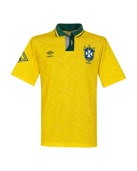 Camisa Brasil 91/93 Home Retrô