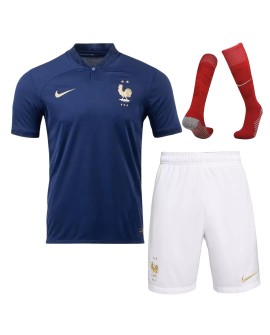 Camisa completa da França para a Copa do Mundo de 2022