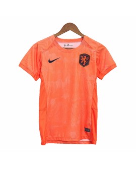 Camisa Home Feminina da Holanda 2023 - Copa do Mundo Feminina