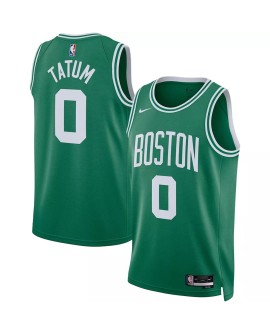 Camisa Masculina Boston Celtics Jayson Tatum #0 Nike Kelly Green 2022/23 Swingman - Icon Edition